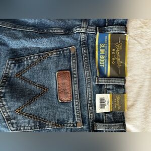 Wrangler Retro Slim Bootcut Jeans - Dark Blue